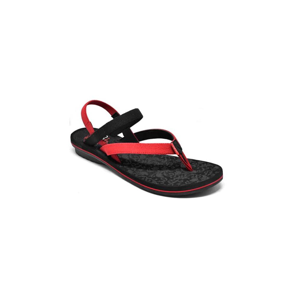Flash Deal Sandal Gunung Wanita Carvil Tulip 04 Gl Black Red - Black Red, 36 Garansi Resmi