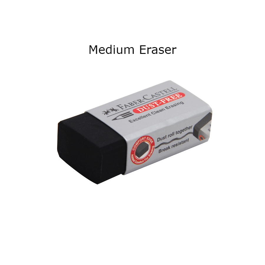 

Penghapus Besar Faber Castell Eraser 187171 Dust Free Warna Hitam Satuan - SHSNP