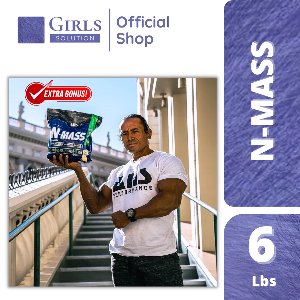 Weight Gainer ANS Performance N-mass 6 Lbs Penambah Berat Badan Meningkatkan Massa Otot Rasa Chocola