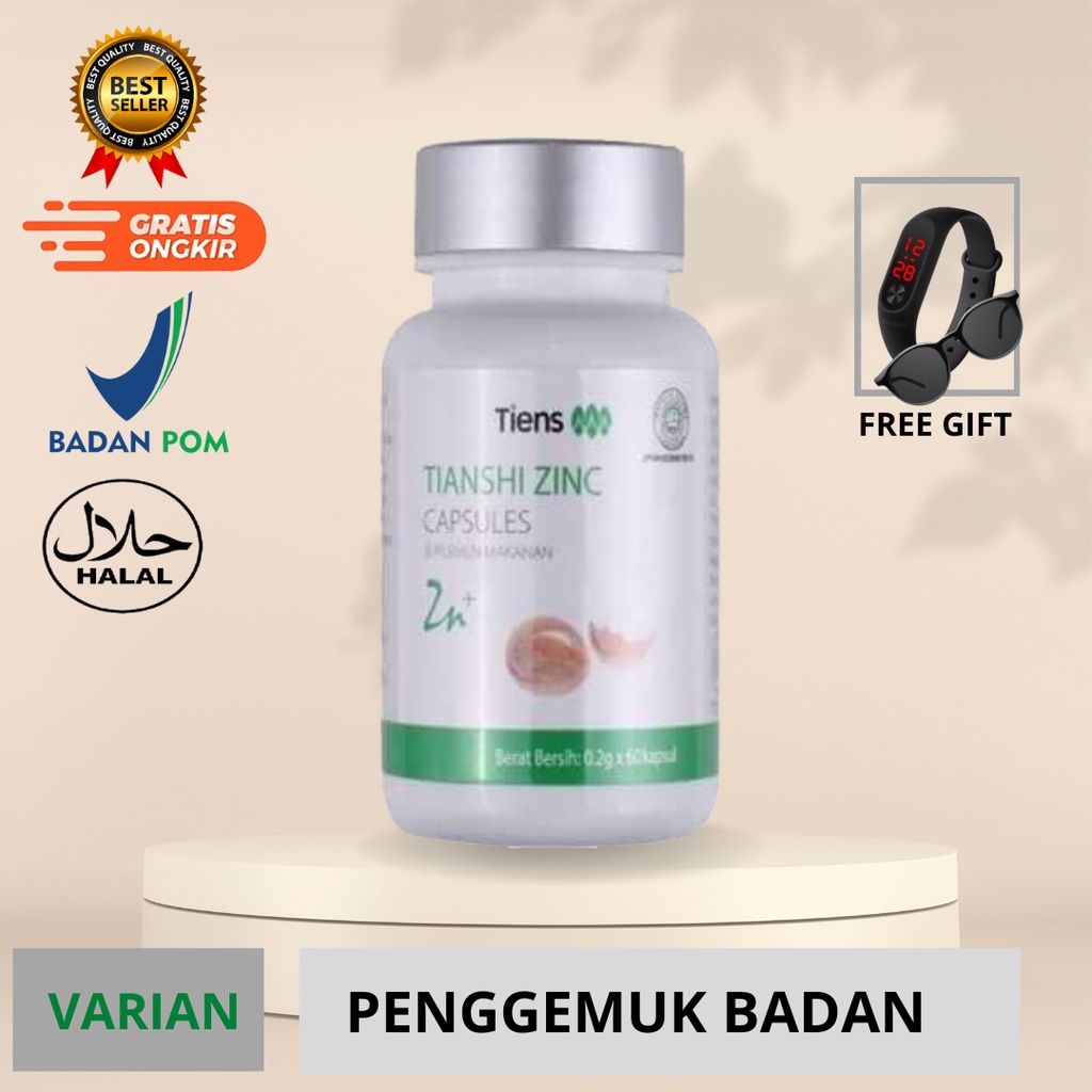 ZINC TIENS- Penggemuk badan Zinc penambah Berat Badan- Tiens penggemuk badan