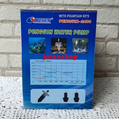 RESUN Penguin 2400 mesin Pompa Celup kolam air mancur Submersible Water Pump