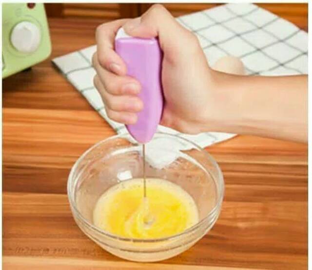 Pengocok telur mini hand mixer pengaduk kopi portable