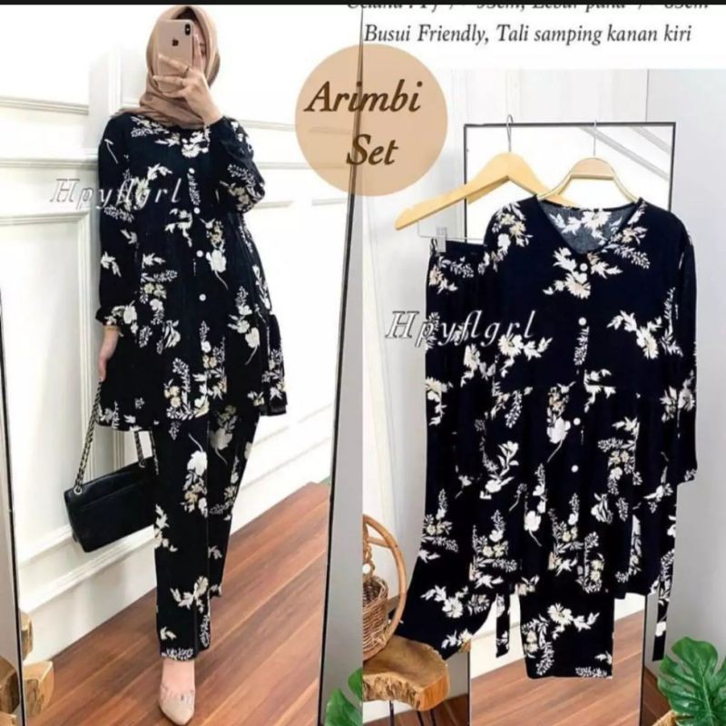 ARIMBI DAILY SET/STELAN RAYON WANITA