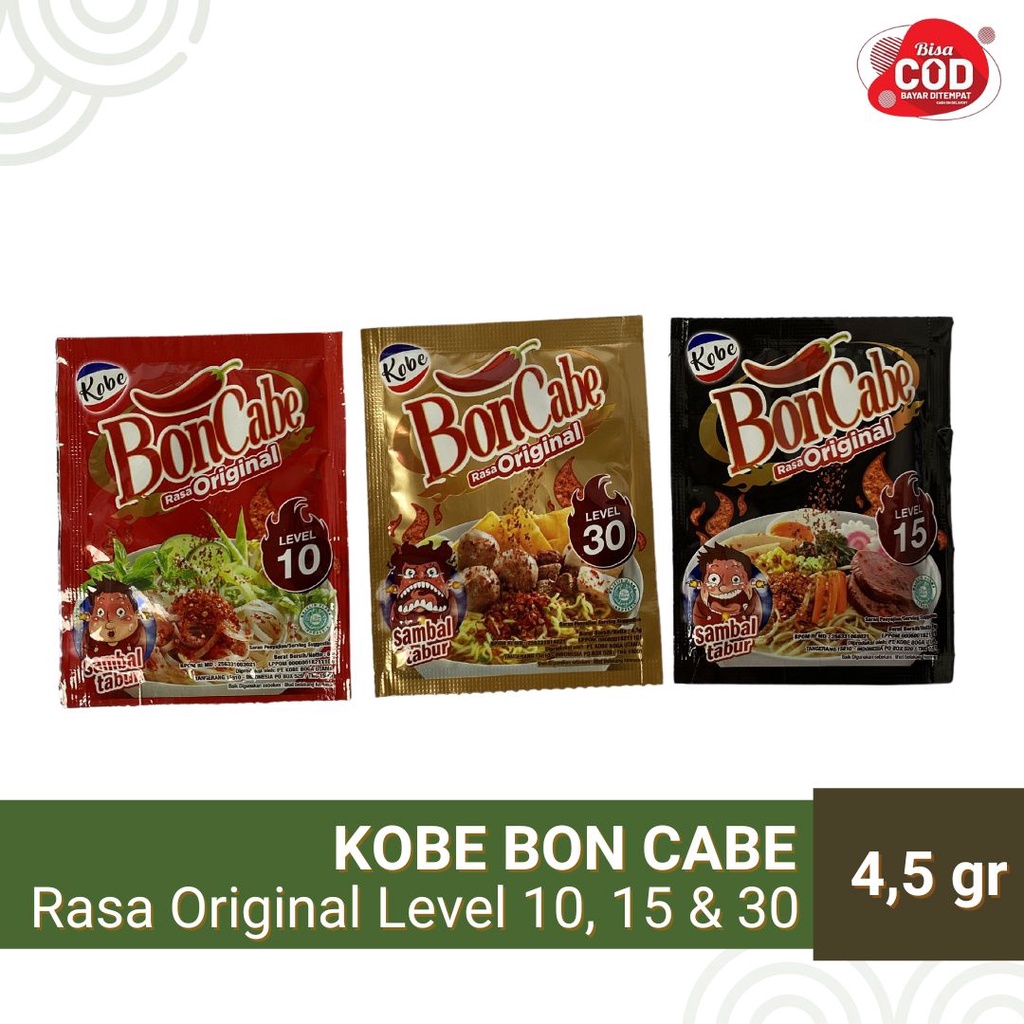 Boncabe Rasa Original Level 10, 15 &amp; 30