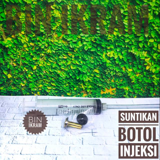 Suntikan Botol Injek Alat Suntik Botol Injeksi Inject Botol Press Parfum Segel