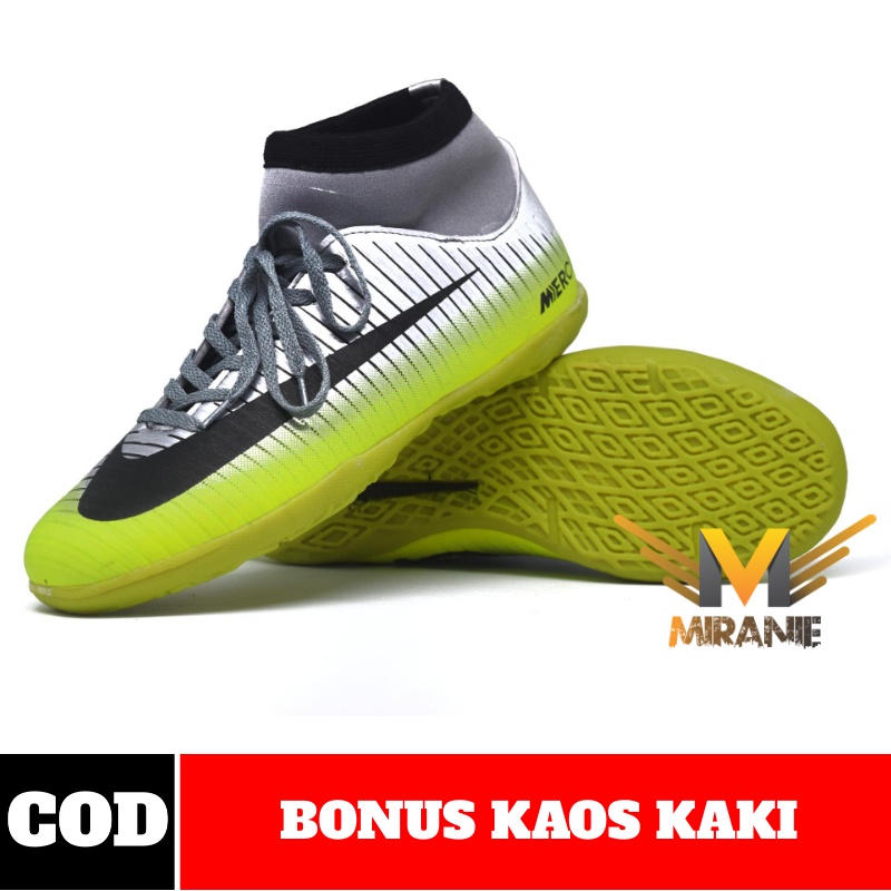 ☃△MRSHOP - BISA COD/BAYAR DITEMPAT Sepatu_Futsal Original_Nike_Mercurial Hypervenom Tiempo CR7 futsa