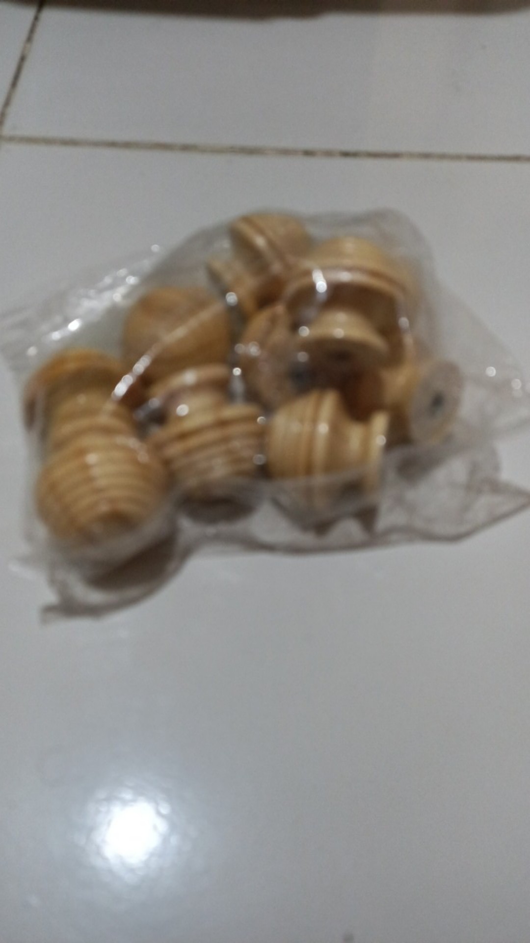 Knob Kayu 30 X 30 Mm A.e1435 Tarikan Laci Cabinet Handle Kayu Natural