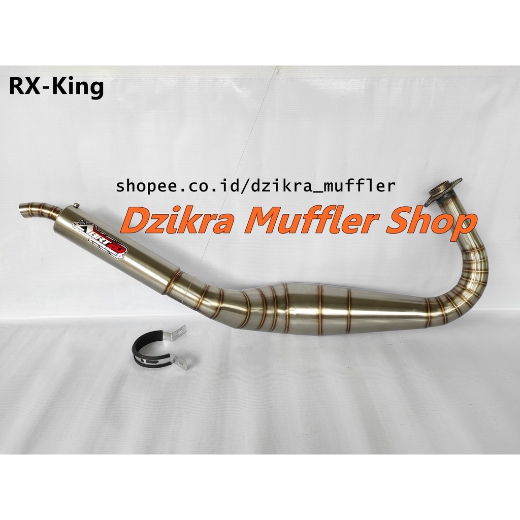 Knalpot RX-King RX King RX Special Spesial kolong kenalpot ABRT20 ABRT 20 telo cobra stainless steel