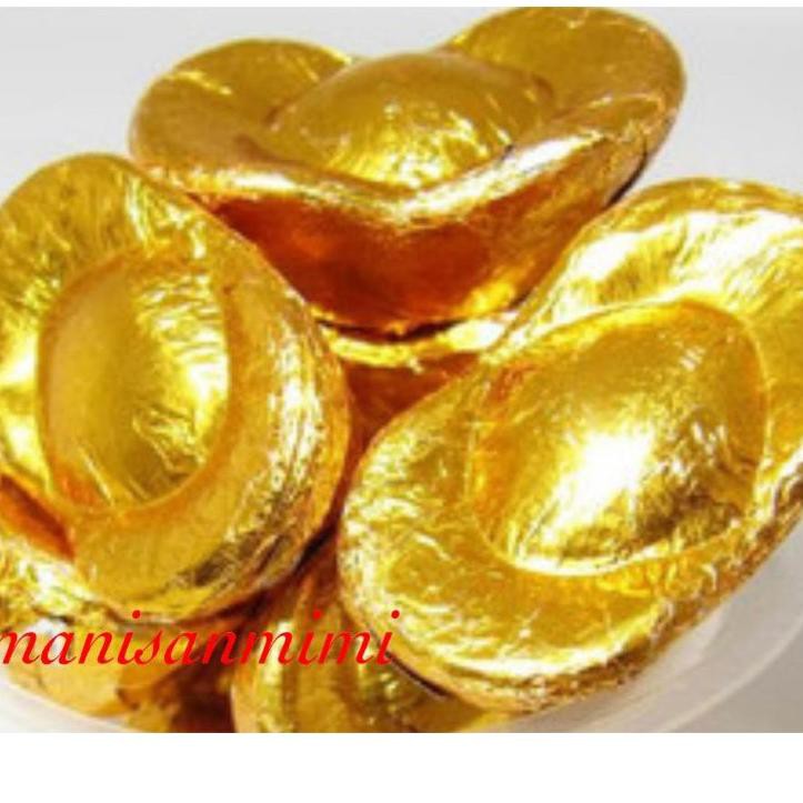 

(MEGA SALE) >>!! 983STA coklat import yenpao koin kepingan telur ikan