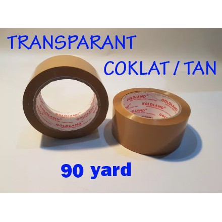 

LAKBAN BENING COKLAT TAN TEBAL 2 INCH MURAH 45 MM 90 YARD 45 MICRON 48 80 METER