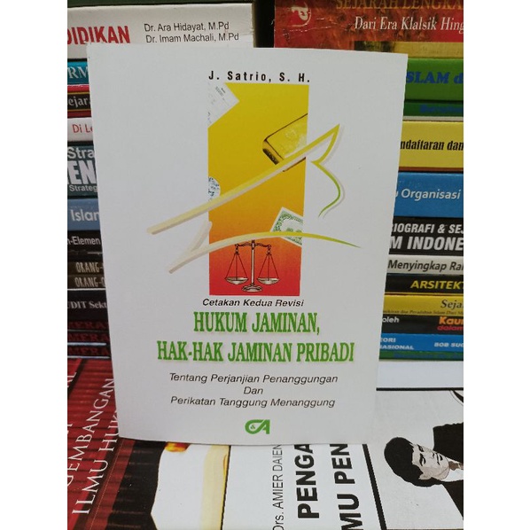 HUKUM JAMINAN HAK HAK JAMINAN PRIBADI cetakan kedua revisi - j. satrio