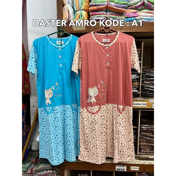 Daster Kaos AMRO kancing 3