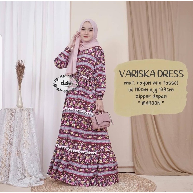 Variska dress rayon elsire