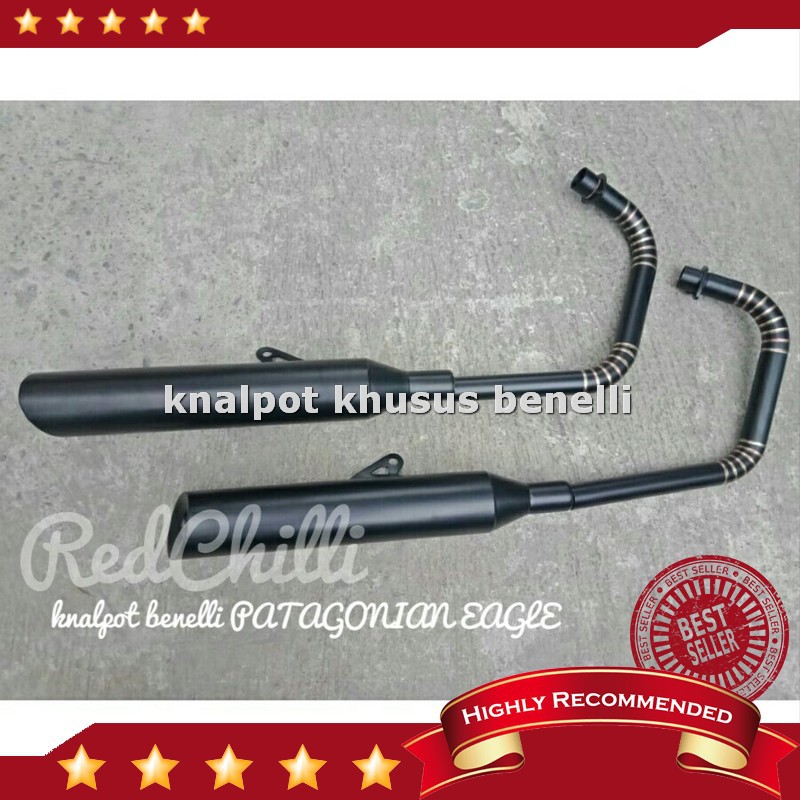 Termurah Knalpot Benelli Patagonian Eagle 250 - Knalpot Benelli PE 250 Black