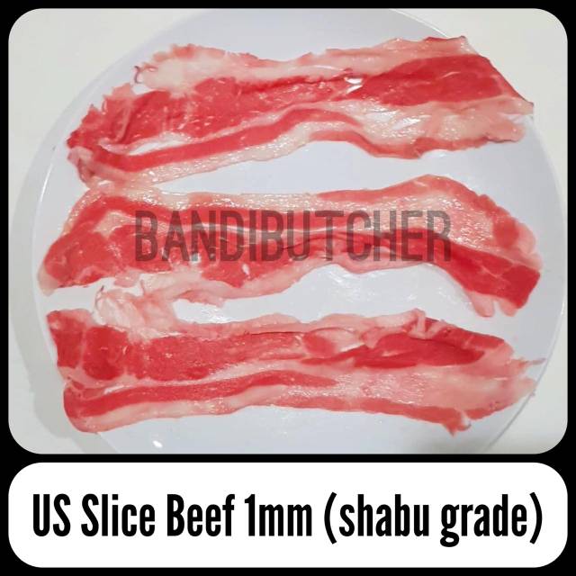 US Slice Beef / Irisan Daging Sapi Shabu Yakiniku Sukiyaki Bandi