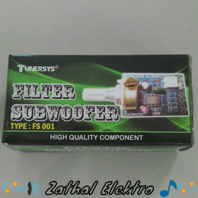 Kit Filter Subwoofer