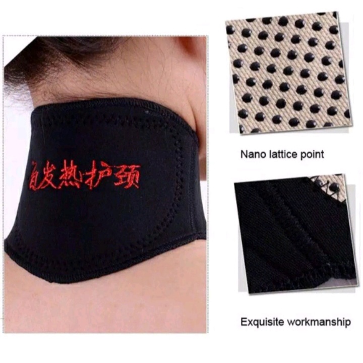 [BISA COD] Terapi Leher Magnetic Tourmaline Therapy Neck Massager, Alat Pijat Magnetik / Alat Terpi Magnet / Terapi Leher Magnetic Tourmaline Therapy