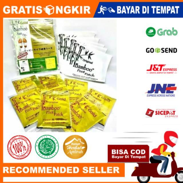 KOYO KAKI BAMBOO GOLD FOOT PATCH koyo detox kaki isi 2