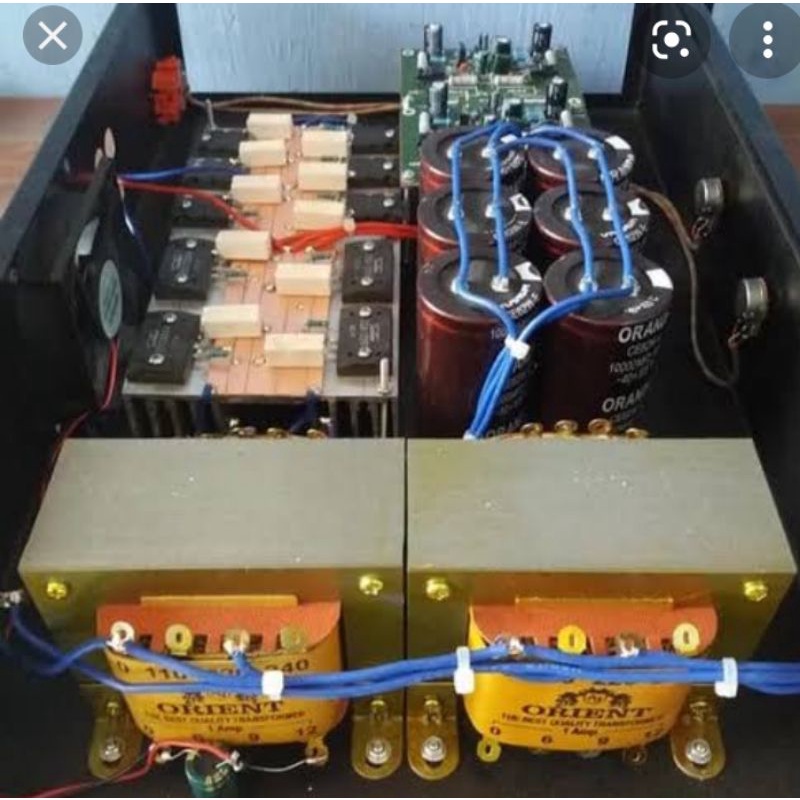 Jual power amplifier rakitan 5 Amper dobel travo. | Shopee Indonesia