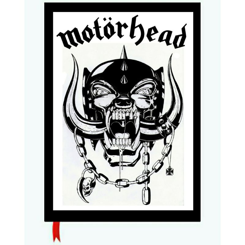 

Buku Tulis Hard Cover - Book of Rock - Motorhead - Logo band