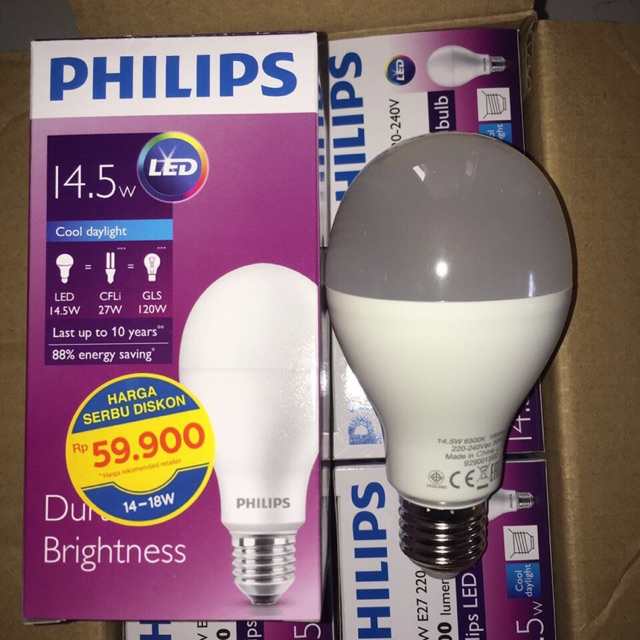 Philips led 14,5w philips led 14,5 w philips led 14,5 watt philips led 14 philips led putih 6500 k