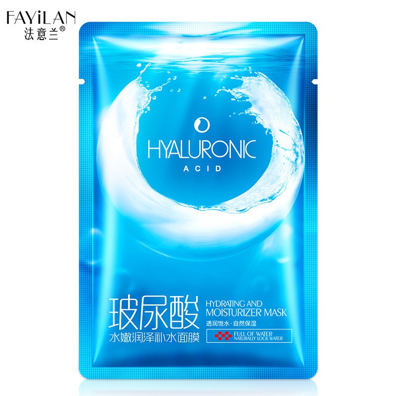 Fayilan Hyaluronic Acid Hydratring and Moisturizer Mask Facial Sheet Face Mask Masker Wajah Topeng