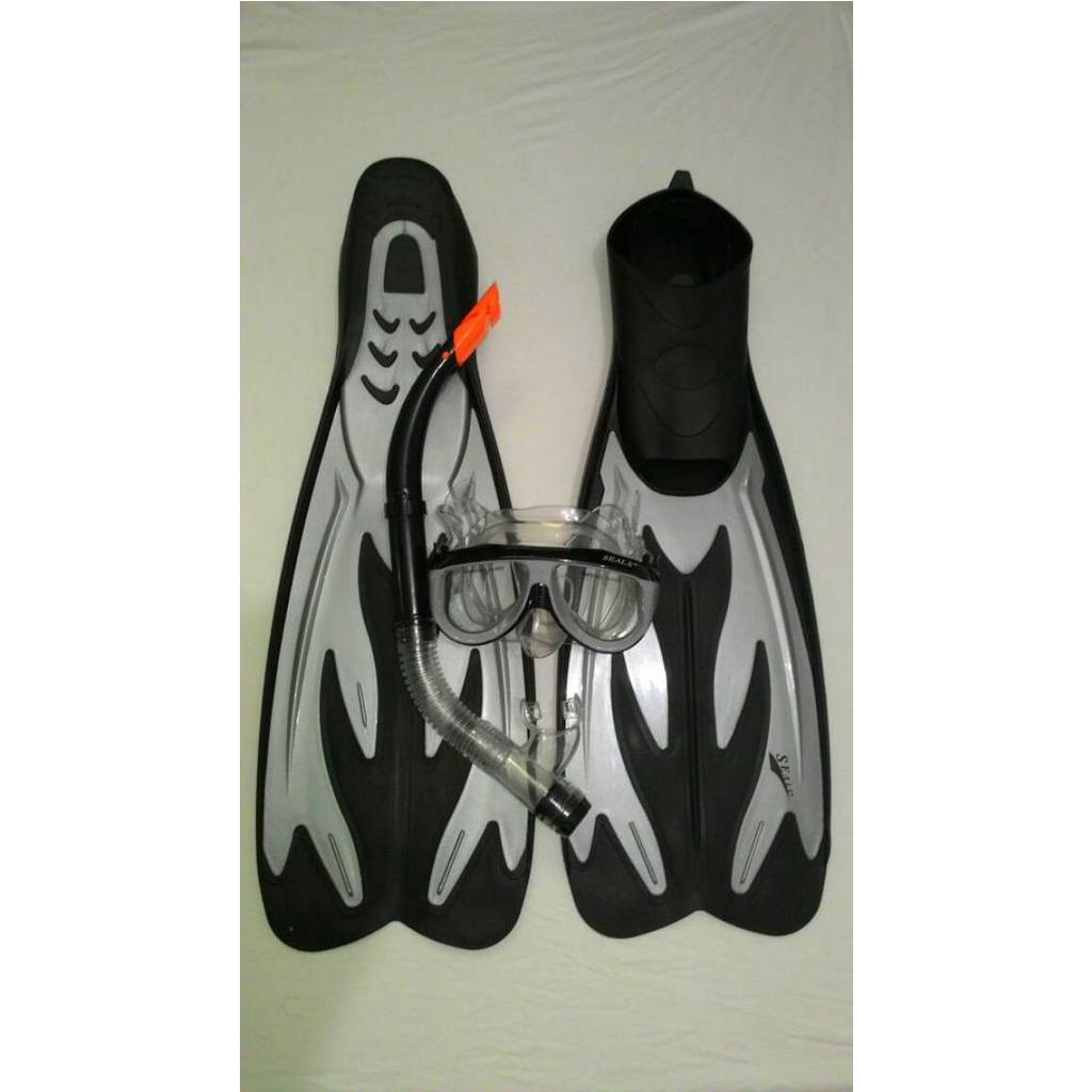 PAKET SNORKEL + FIN KAKI KATAK - MERK SEAL