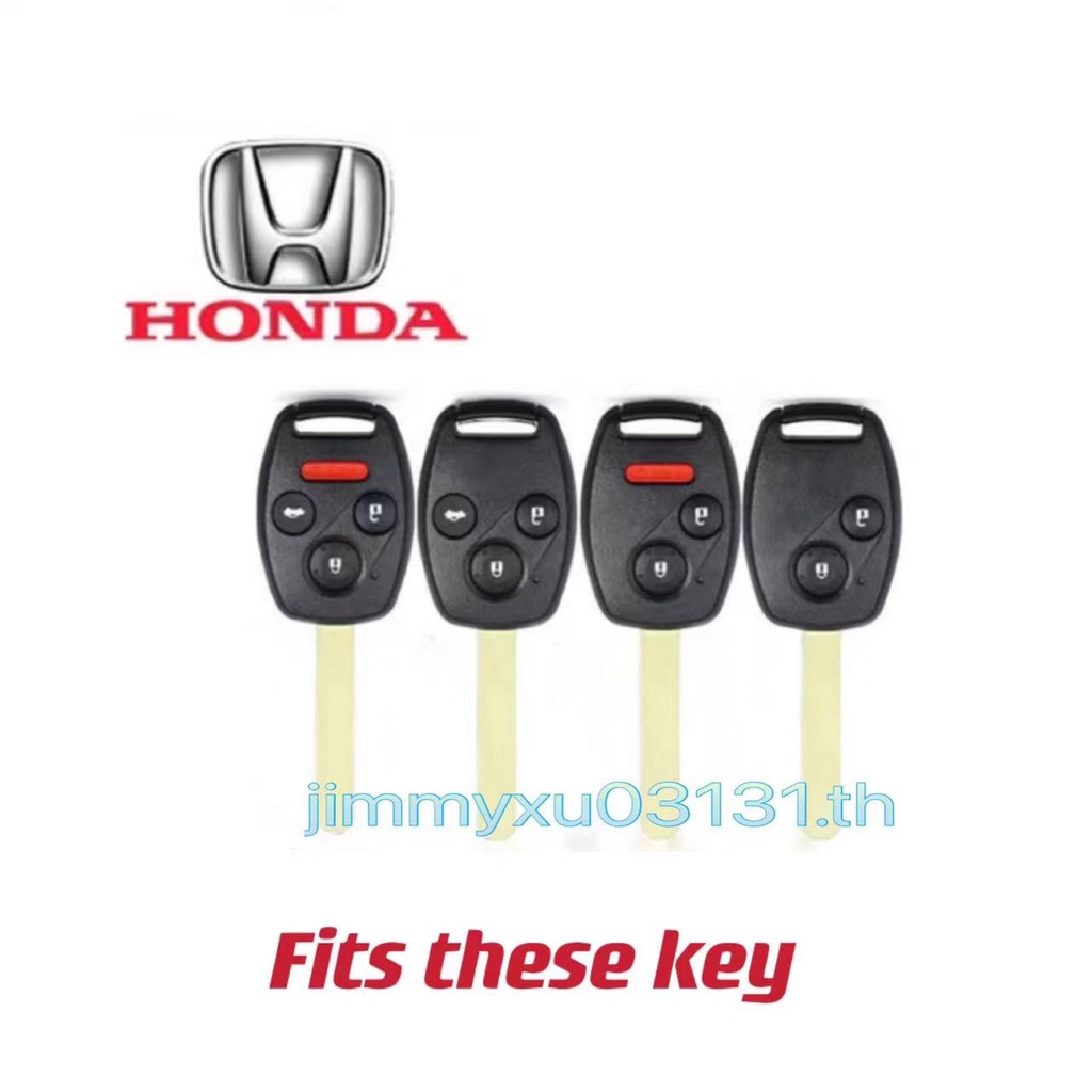 Casing Kunci remote Mobil 2 3 4 Tombol gold rim Untuk Honda JAZZ CITY Crvic ACCORD