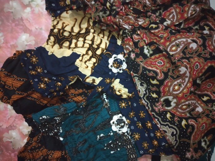 Dress Batik Gesper Anak Cewek,atasan Anak Perempuan Motif Batik,grosir Batik Murah