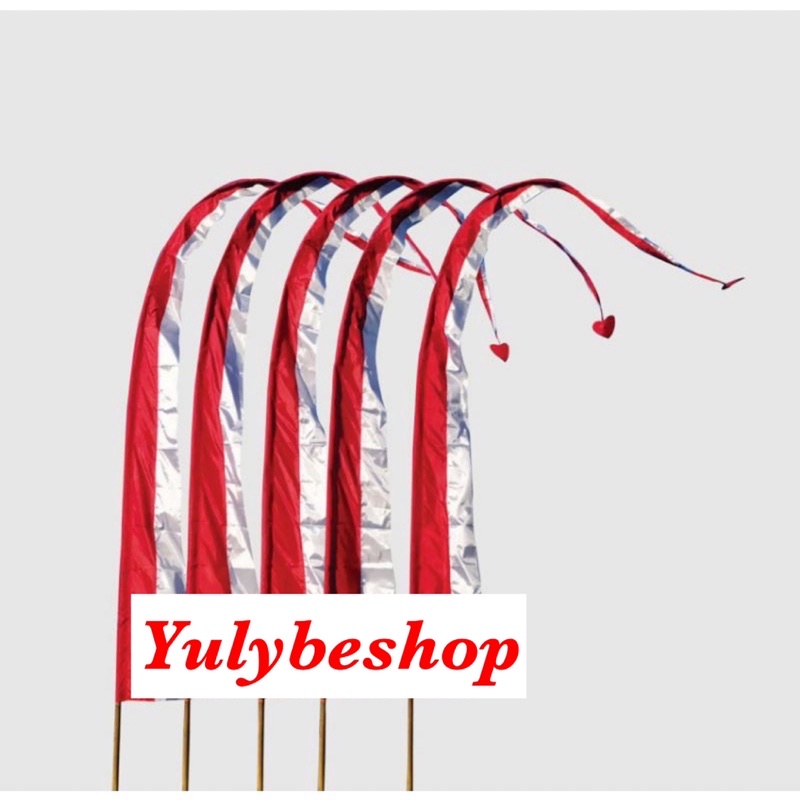 Umbul umbul Bendera Bali Merah Putih 3 Meter