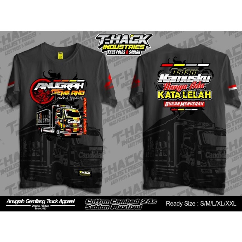 KAOS TRUK ANUGRAH GEMILANG|| KAOS DRIVER TRUCK ORIGINAL || BAJU KAOS TRUCK KEREN || KAOS TRUCK MBOIS