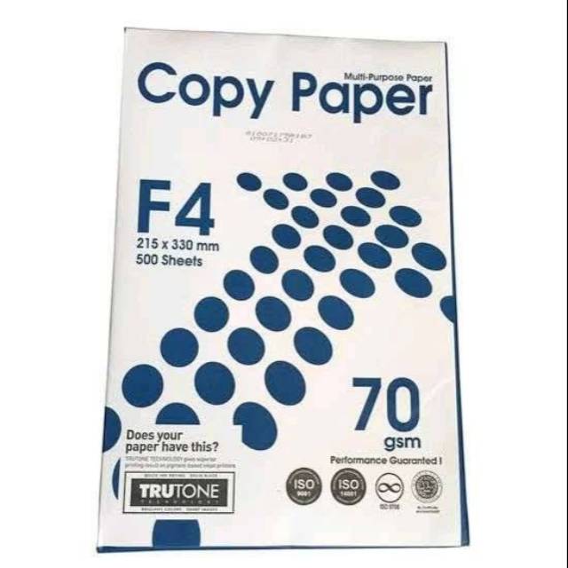 

HVS COPYPAPER F4 GSM 70