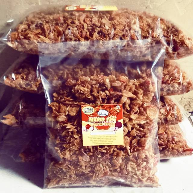 

Bawang Goreng Asli Brebes Murah Meriah 500 Gram