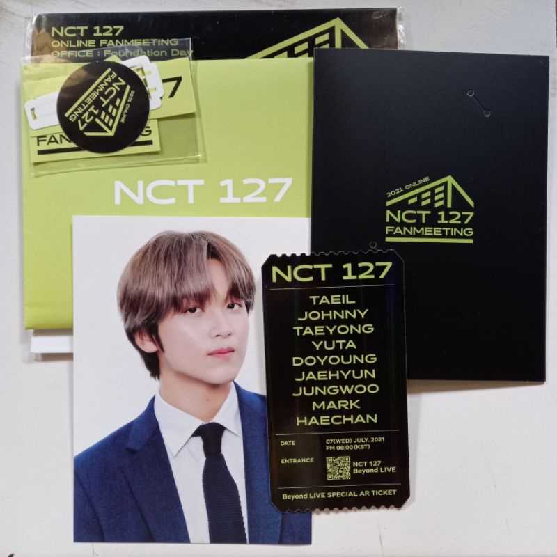 AR FANMEETING NCT 127 POSTCARD HAECHAN AR TICKET BEYOND LIVE DREAM SHOW