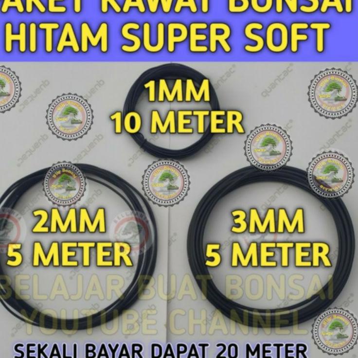 

MH656 KAWAT BONSAI HITAM PAKET 1MM10M 2MM5M 3MM5M Ori