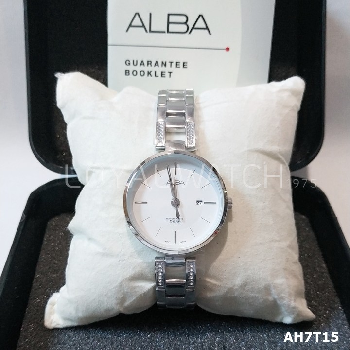 Jam Tangan Alba Wanita AH7T15 Silver Original Garansi Resmi