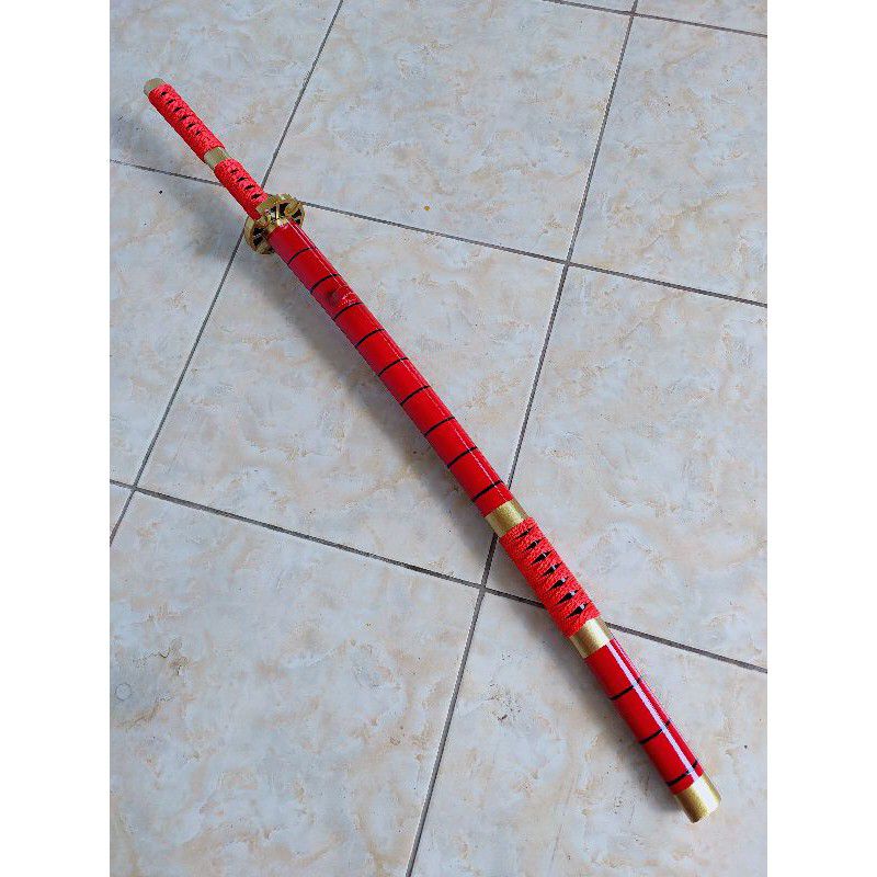 Pedang kayu roronoa zoro one piece