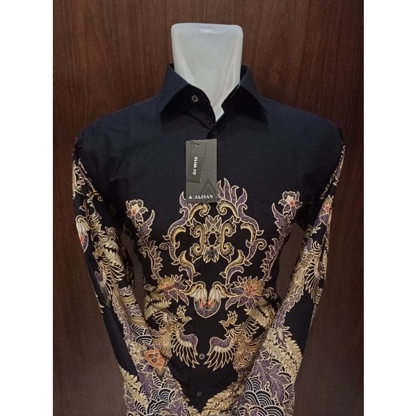 Alisan Batik Lengan Panjang Slimfit