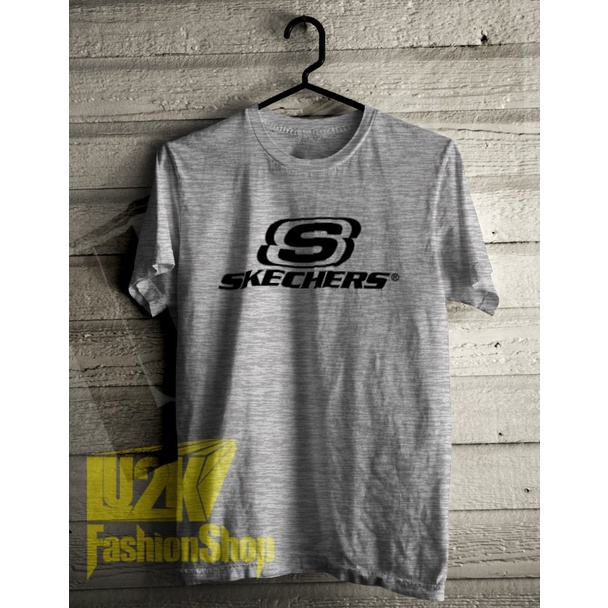KAOS SKECHERS SEPATU SHOES BRAND SKATE SKATEBOARD LU2K L2K 595