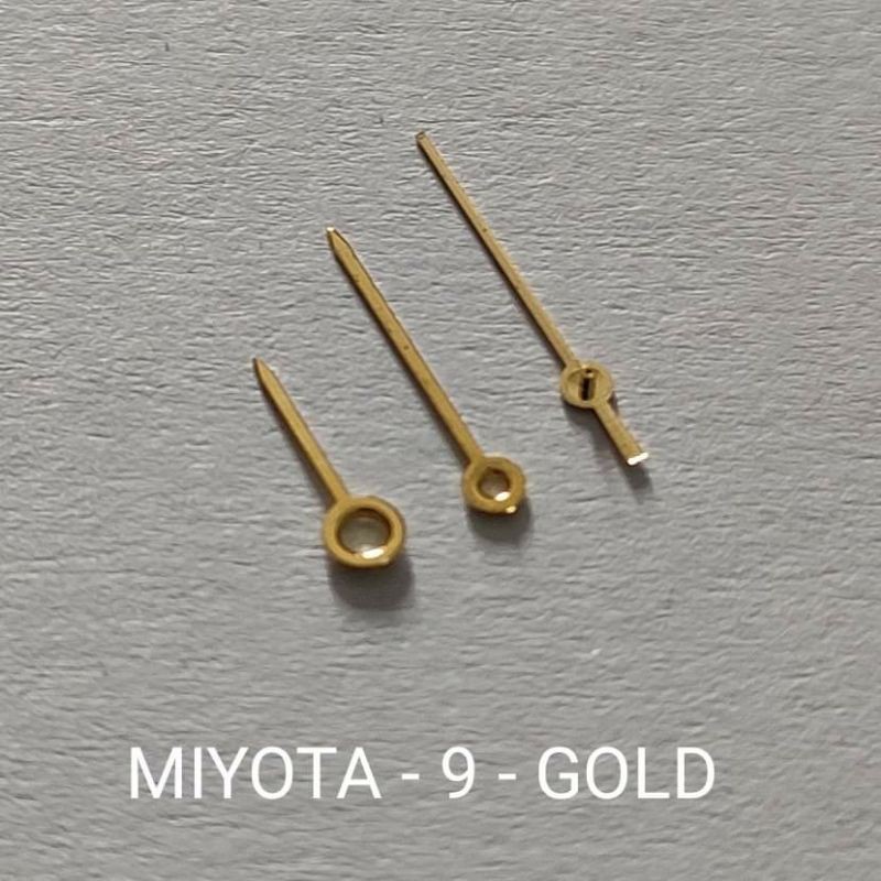 Jarum Miyota 2035 No 9 Gold Fullset jarum Miyota Mesin Miyota