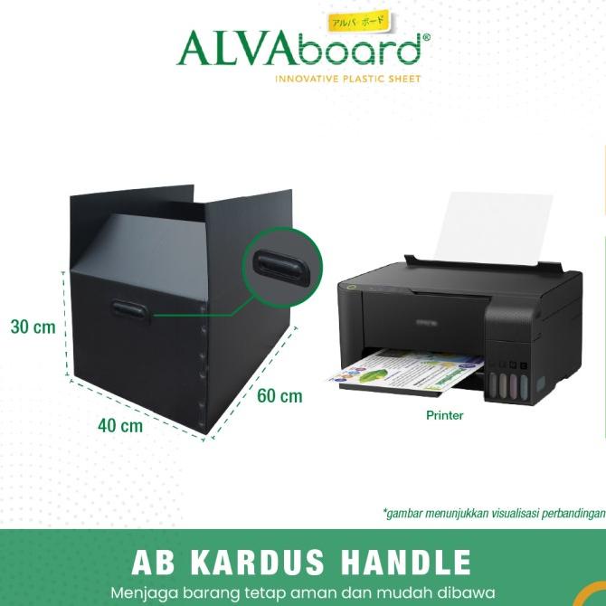 

ALVABOARD KARDUS HANDLE, KOTAK PENGIRIMAN, UKURAN 600 X 400 X 300 mm