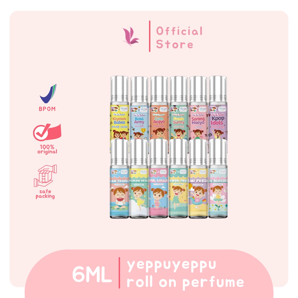 [BPOM][DISTRI.RESMI] Parfum Yeppu 6ML- Yeppu I Eau de parfum yeppuyeppu Eau de cologne yeppuyeppu