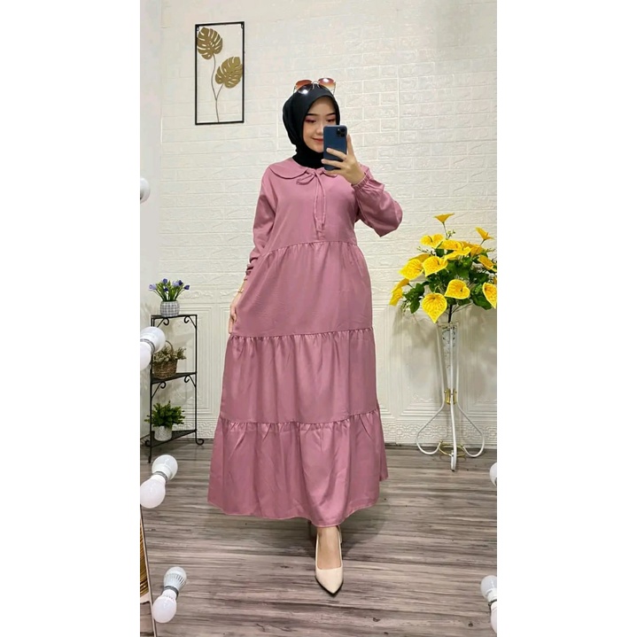 Gamis Terbaru 2022 Lebaran Wanita Muslim Elegan Mewah