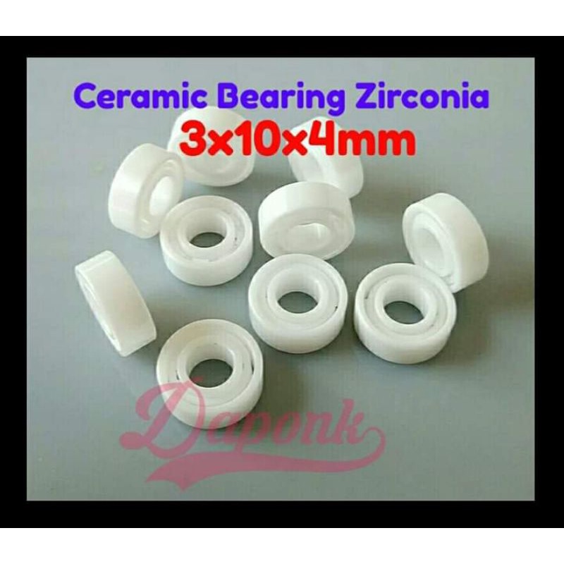 Bearing keramic Zirconia 3x10x4mm
