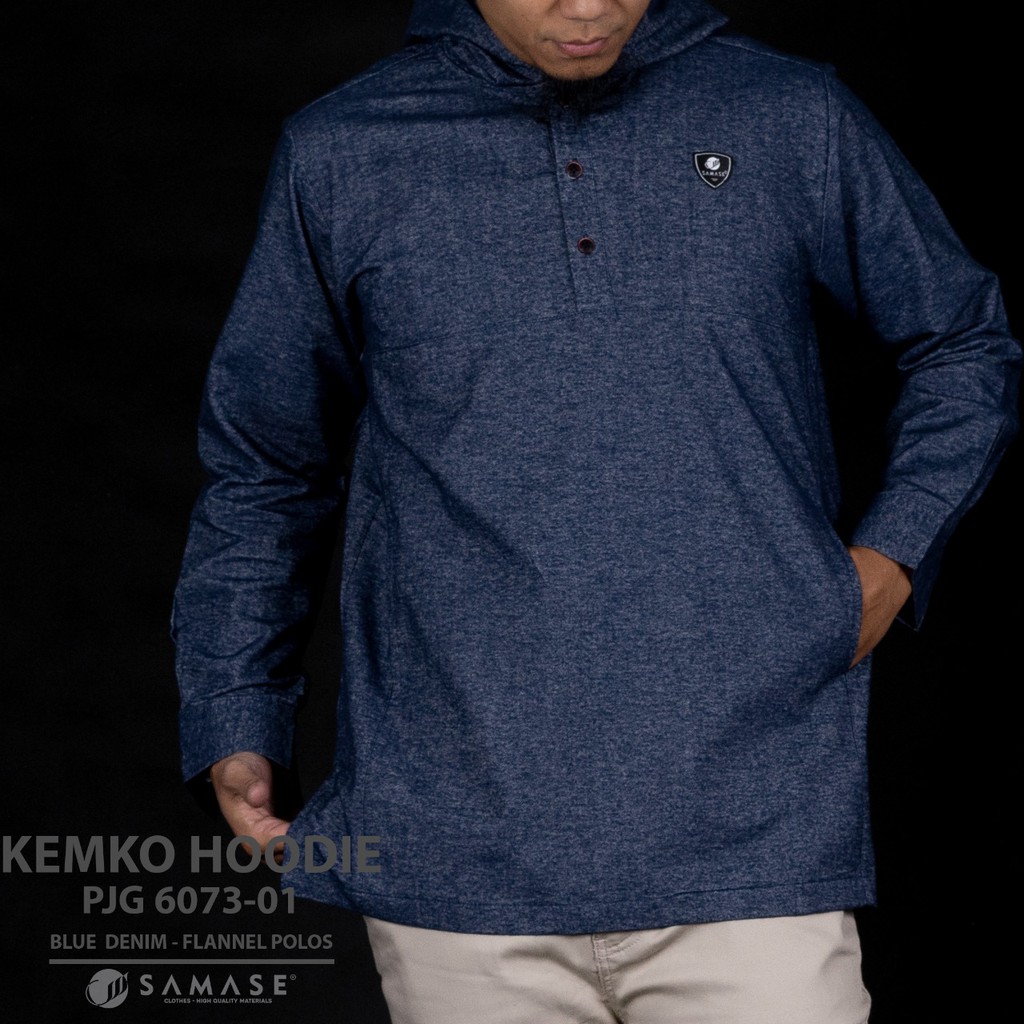 SAMASE KEMKO HOODIE 6073 / BLUE DENIM
