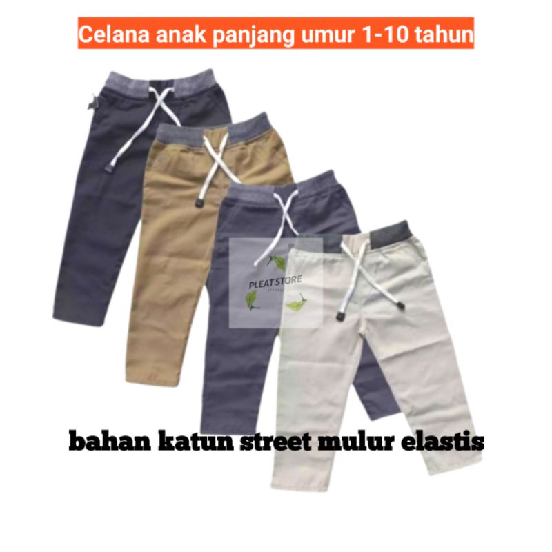 Celana Chino Anak Celana Joger Anak Celana Rib anak Celana Panjang Anak Usia 1-10 tahun