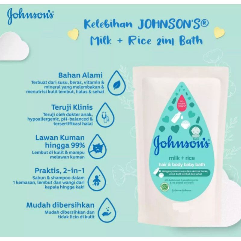 Johnso's baby bath 400ml