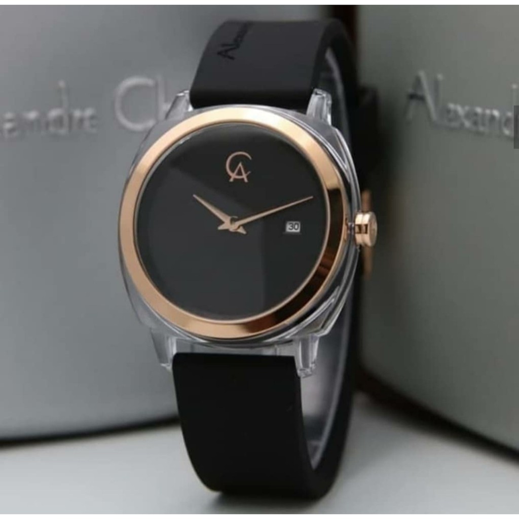 Alexandre Christie Ac2763 Black, Jam Tangan Wanita, Original