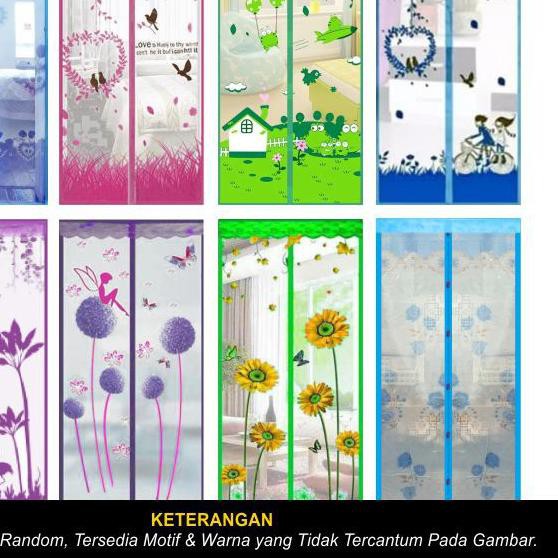 ☀ Tirai Anti Nyamuk Magnet Murah / Tirai Anti Nyamuk / Tirai Pintu Hordeng Anti Nyamuk Import Murah-