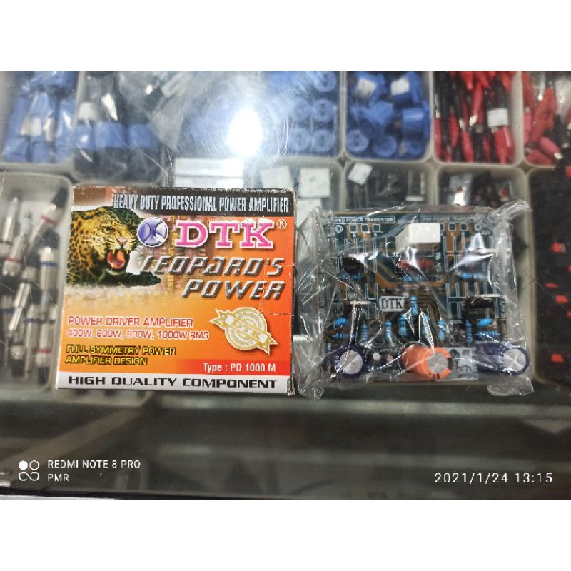 Driver Power Amplifier 2 Tingkat Mono Full simetris 400 - 1000 Watt BTL DTK PD 1000M